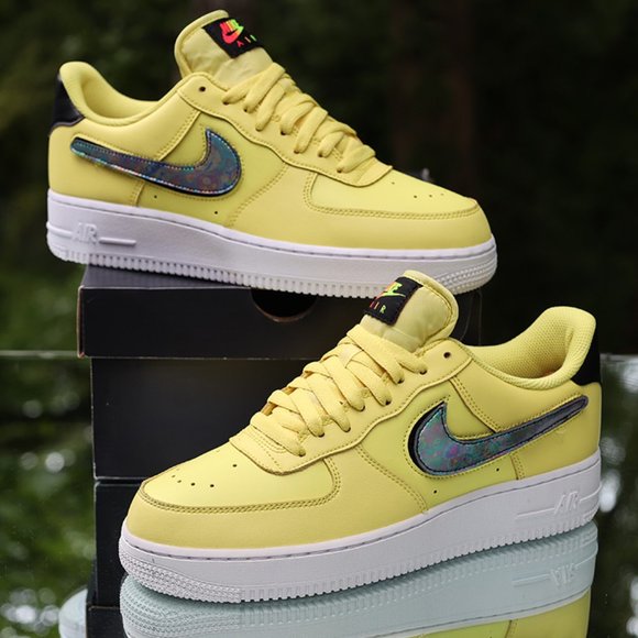 Nike Air Force 1 Low 07 Lv8 Yellow Pulse Men’s Size 8 - Picture 1 of 12